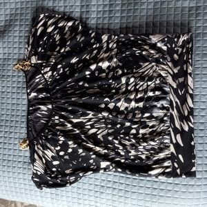 Perception women patterned cold shoulder blouse 1X